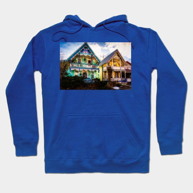 Gingerbread Cottages 19 Hoodie by Robert Alsop